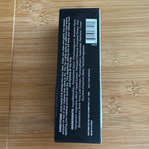 KAB Cosmetics Hydrating Setting Mist - Picture 3 of 3
